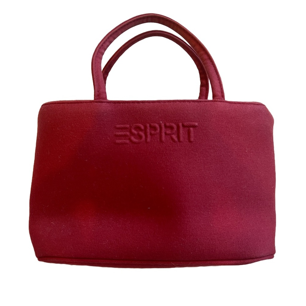 Esprit Red Tote Bag Sleek Modern Design